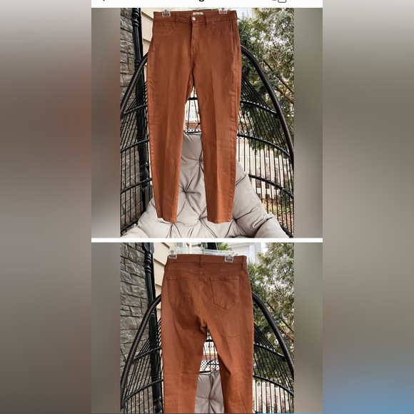 L'Agence Marguerite Skinny High-Rise Stretchy  Jeans in Coated Java - Picture 5 of 6